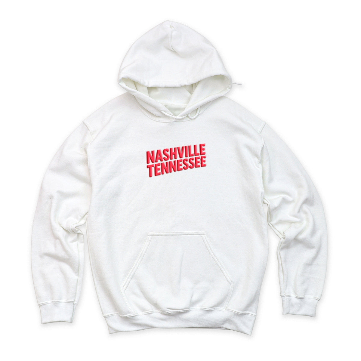 Nashville Vibrant Puff Print - Women's Graphic Hoodie