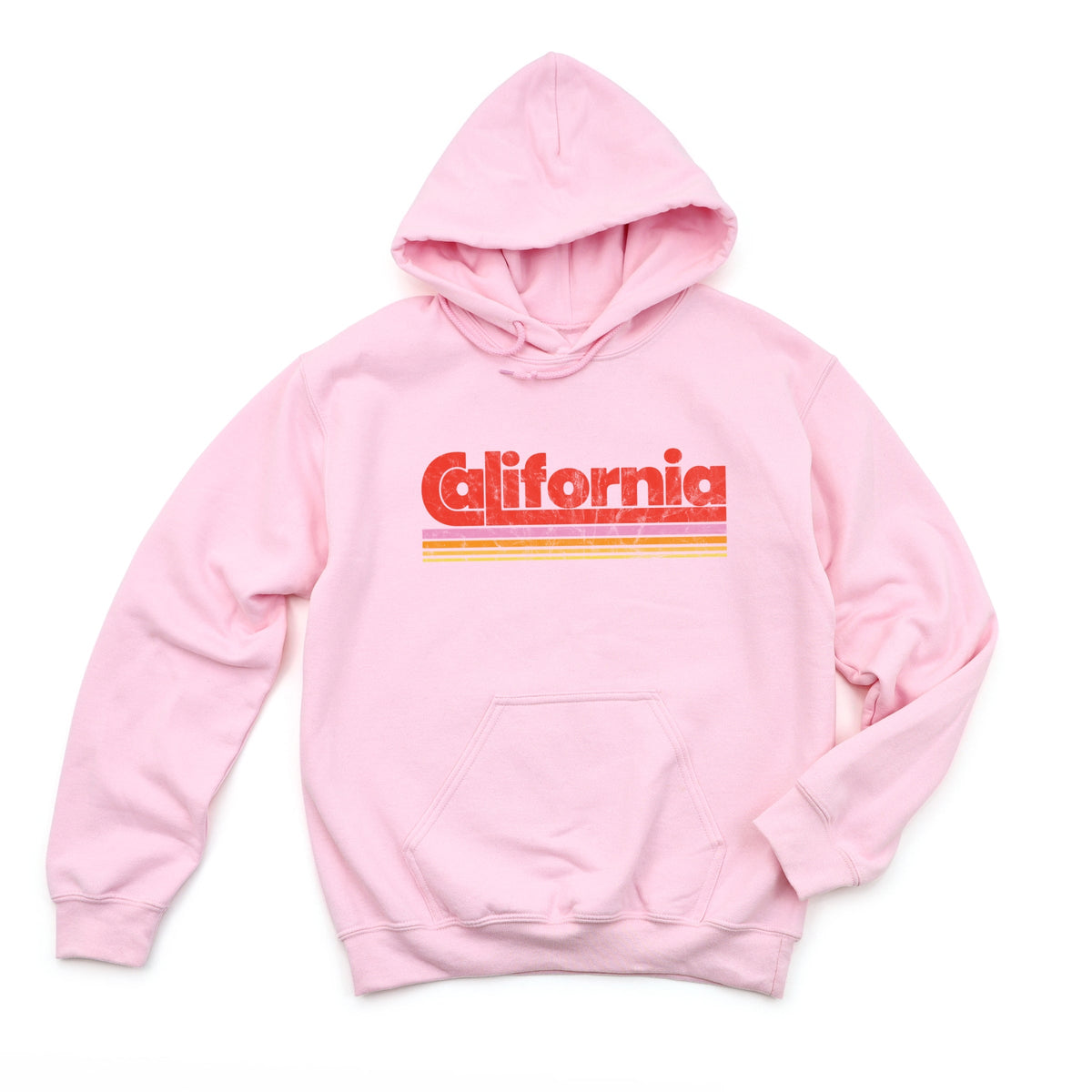 California Retro Stripes - Women's Graphic Hoodie
