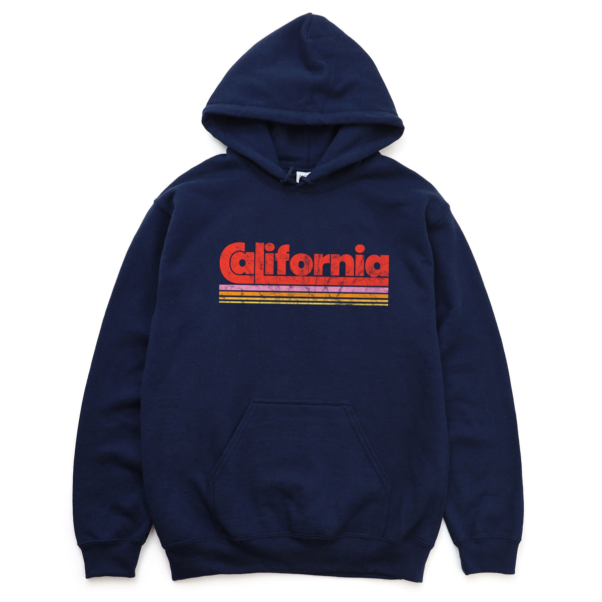 California Retro Stripes - Women's Graphic Hoodie