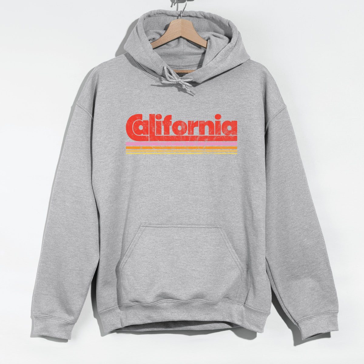 California Retro Stripes - Men's Graphic Hoodie