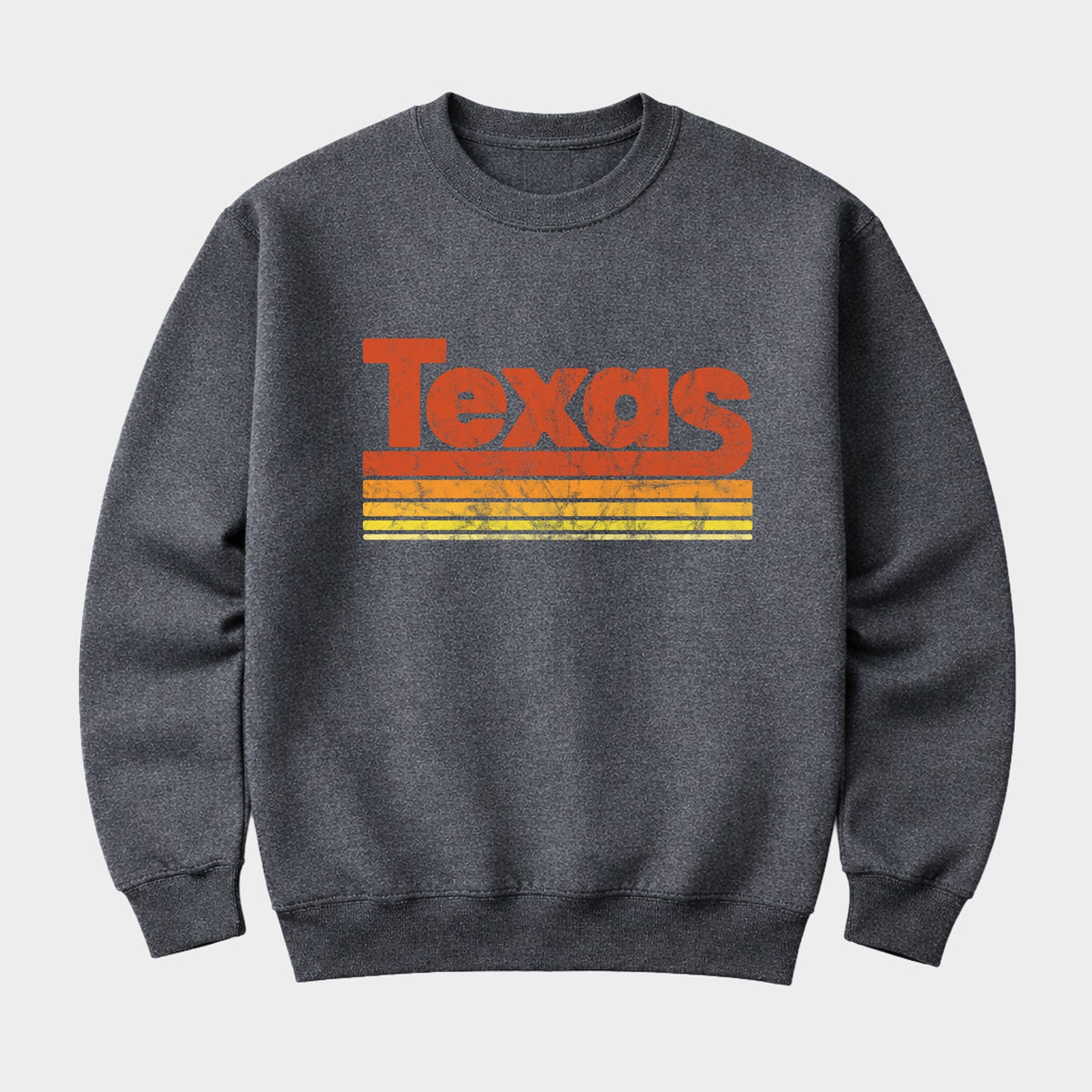 Texas Retro Stripes - Men's Graphic Sweatshirt