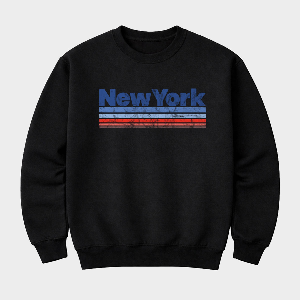 New York Retro Stripes - Men's Graphic Sweatshirt
