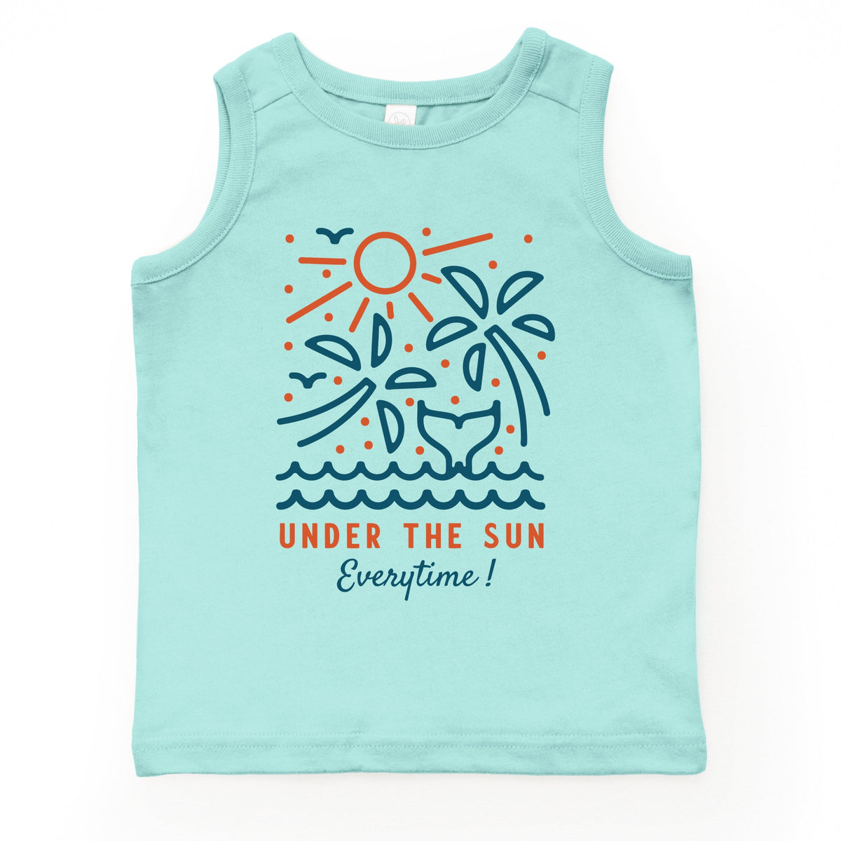Under The Sun Everytime Palm Trees - Youth Tank Top