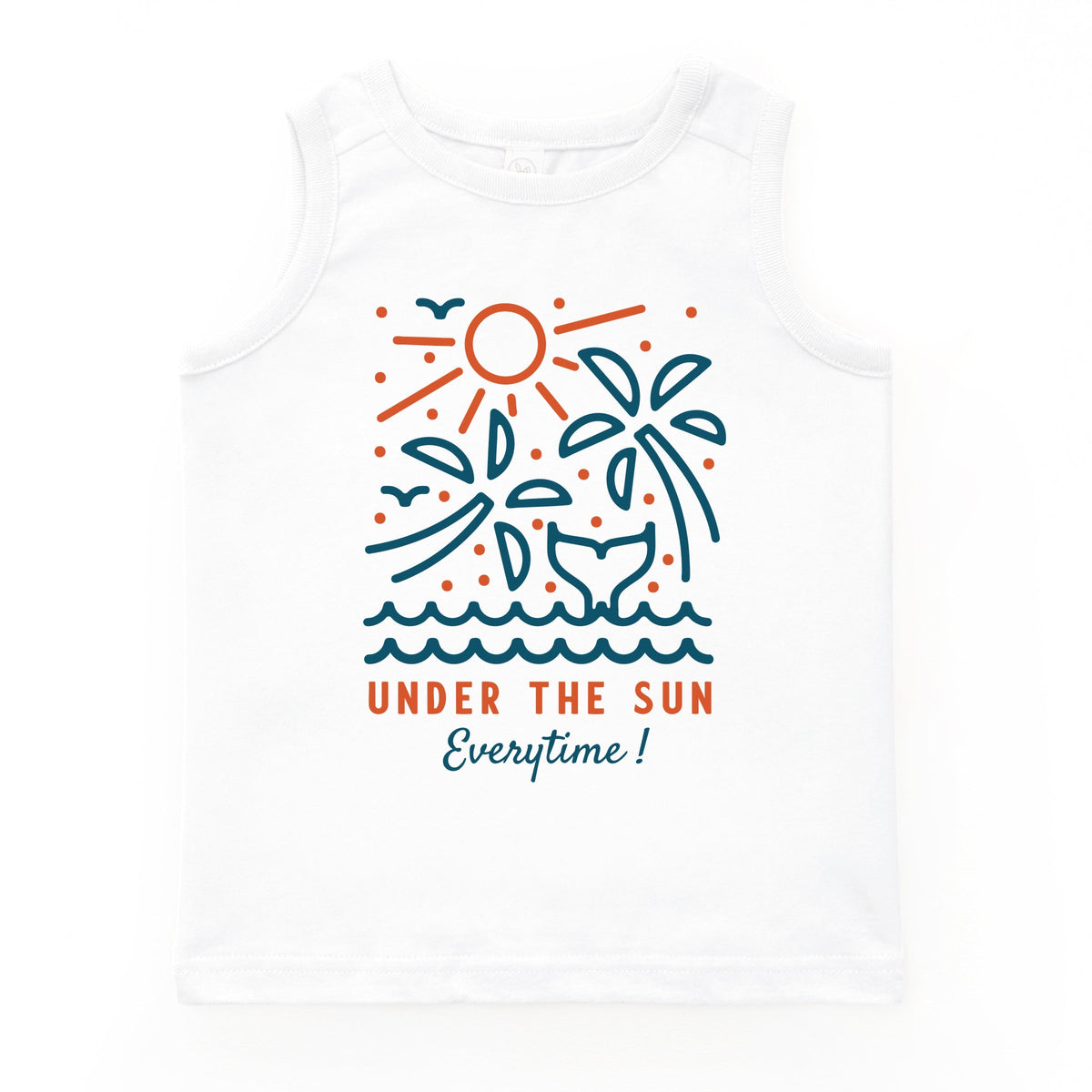 Under The Sun Everytime Palm Trees - Youth Tank Top