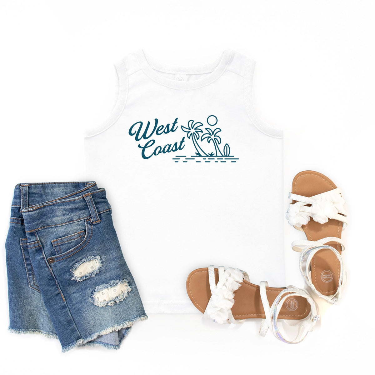 West Coast Palm Trees - Youth Tank Top