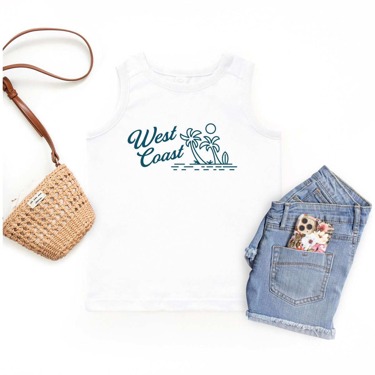 West Coast Palm Trees - Youth Tank Top