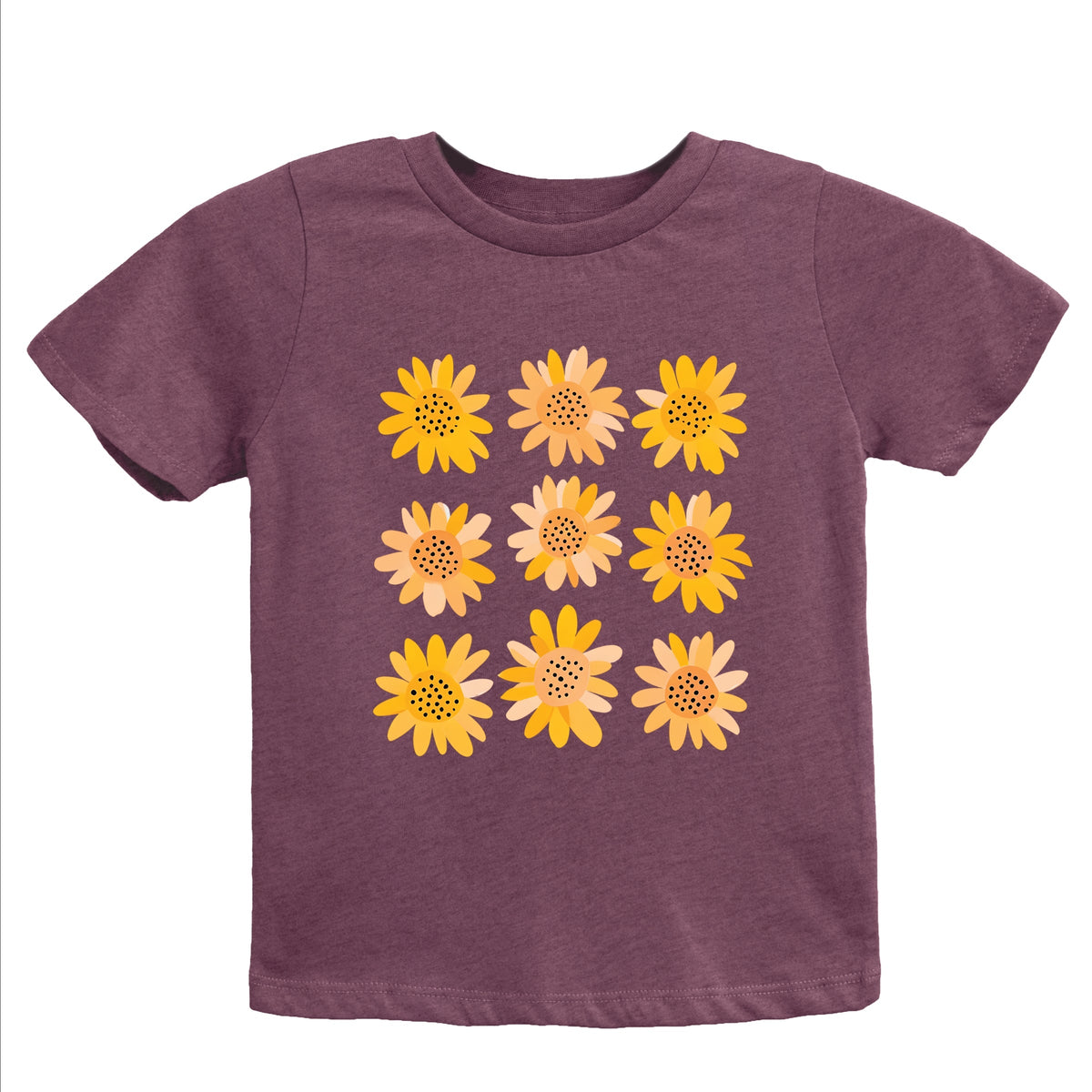 Sunflowers Stacked  - Youth Short Sleeve Graphic T-Shirt