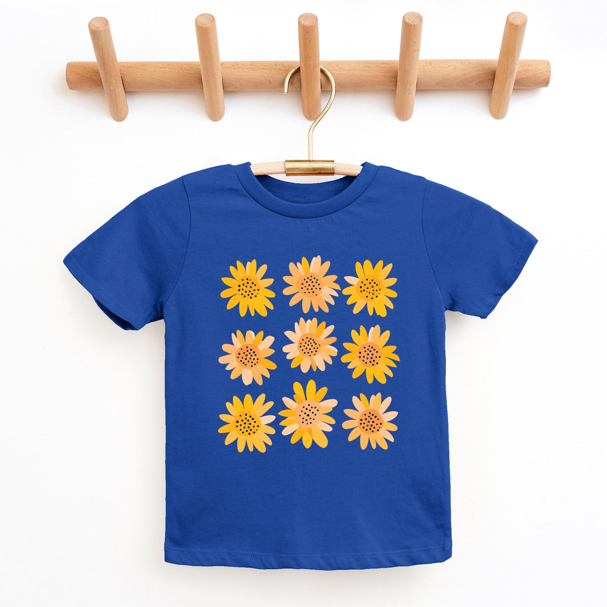 Sunflowers Stacked  - Youth Short Sleeve Graphic T-Shirt