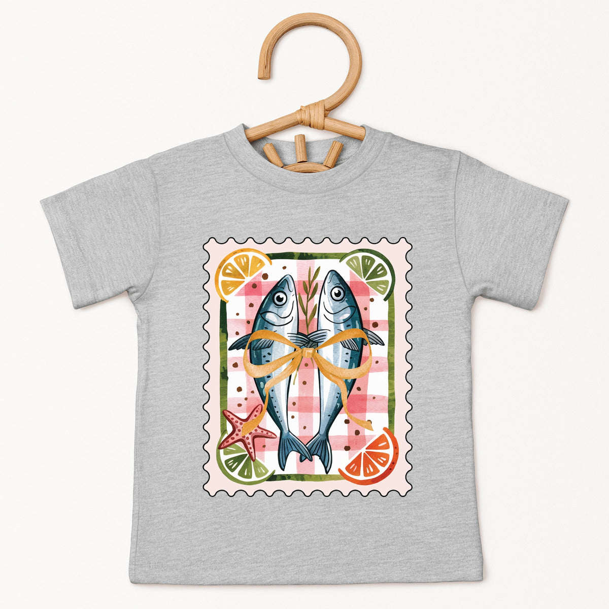 Sardines Stamp - Toddler Short Sleeve Graphic T-Shirt