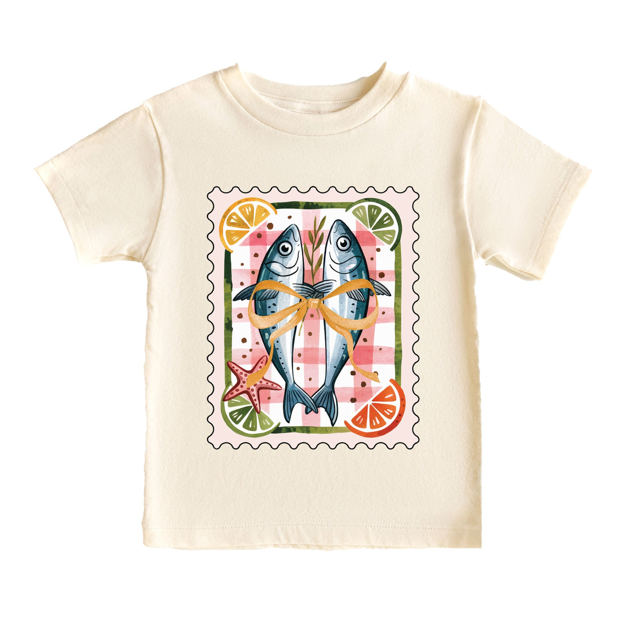 Sardines Stamp - Toddler Short Sleeve Graphic T-Shirt