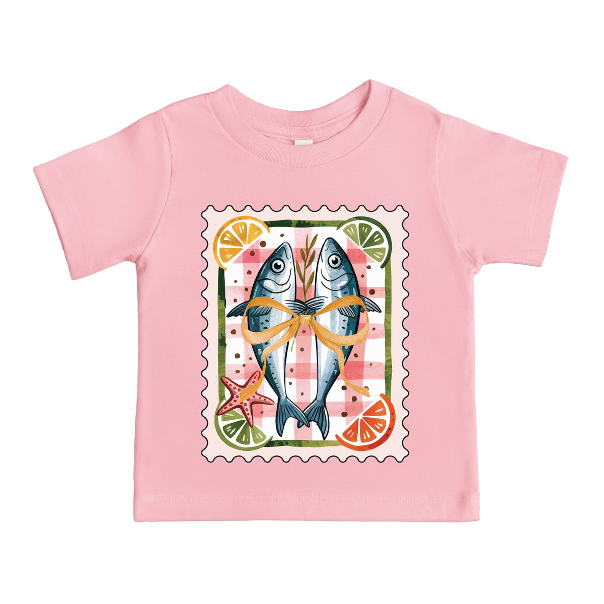 Sardines Stamp - Toddler Short Sleeve Graphic T-Shirt