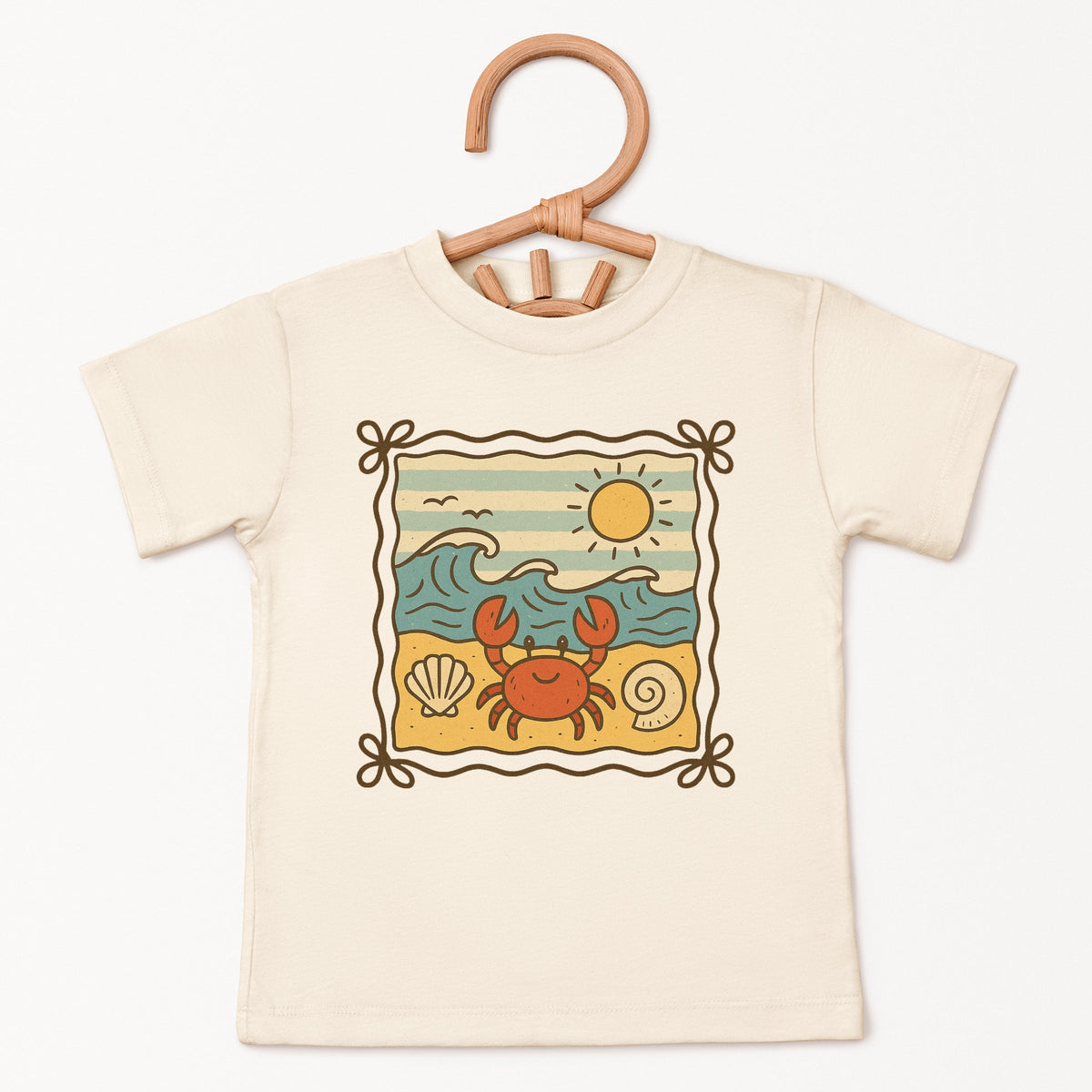 Crab Frame - Toddler Short Sleeve Graphic T-Shirt