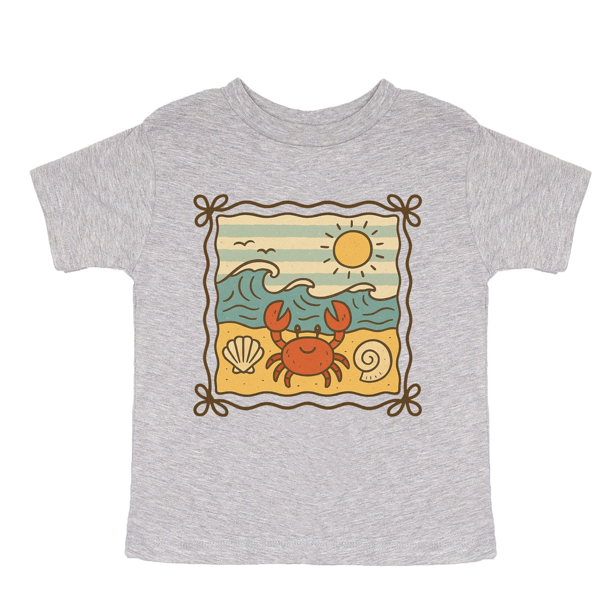 Crab Frame - Toddler Short Sleeve Graphic T-Shirt