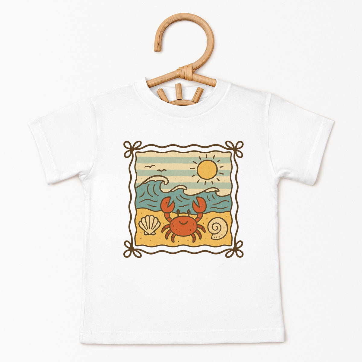 Crab Frame - Toddler Short Sleeve Graphic T-Shirt