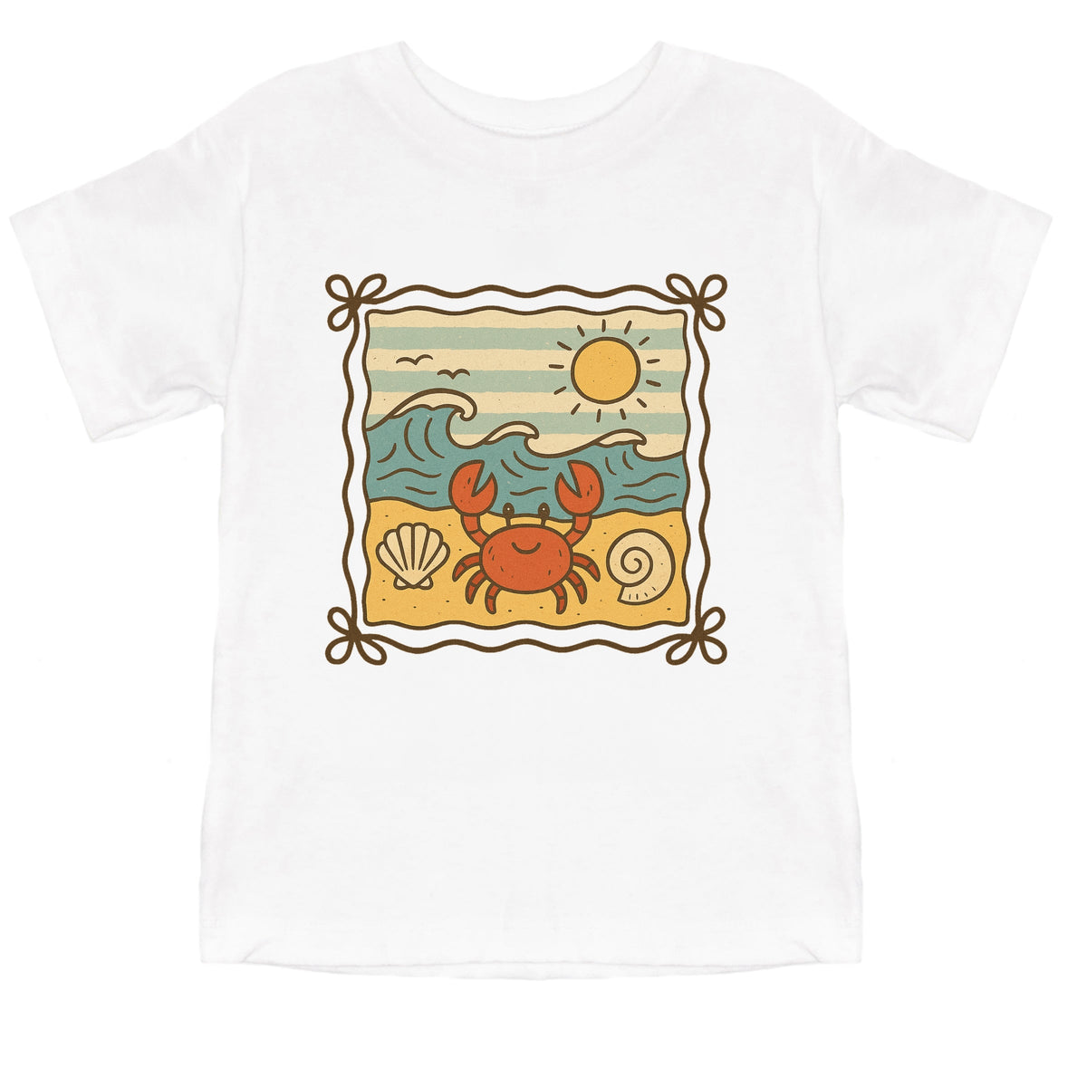 Crab Frame - Toddler Short Sleeve Graphic T-Shirt
