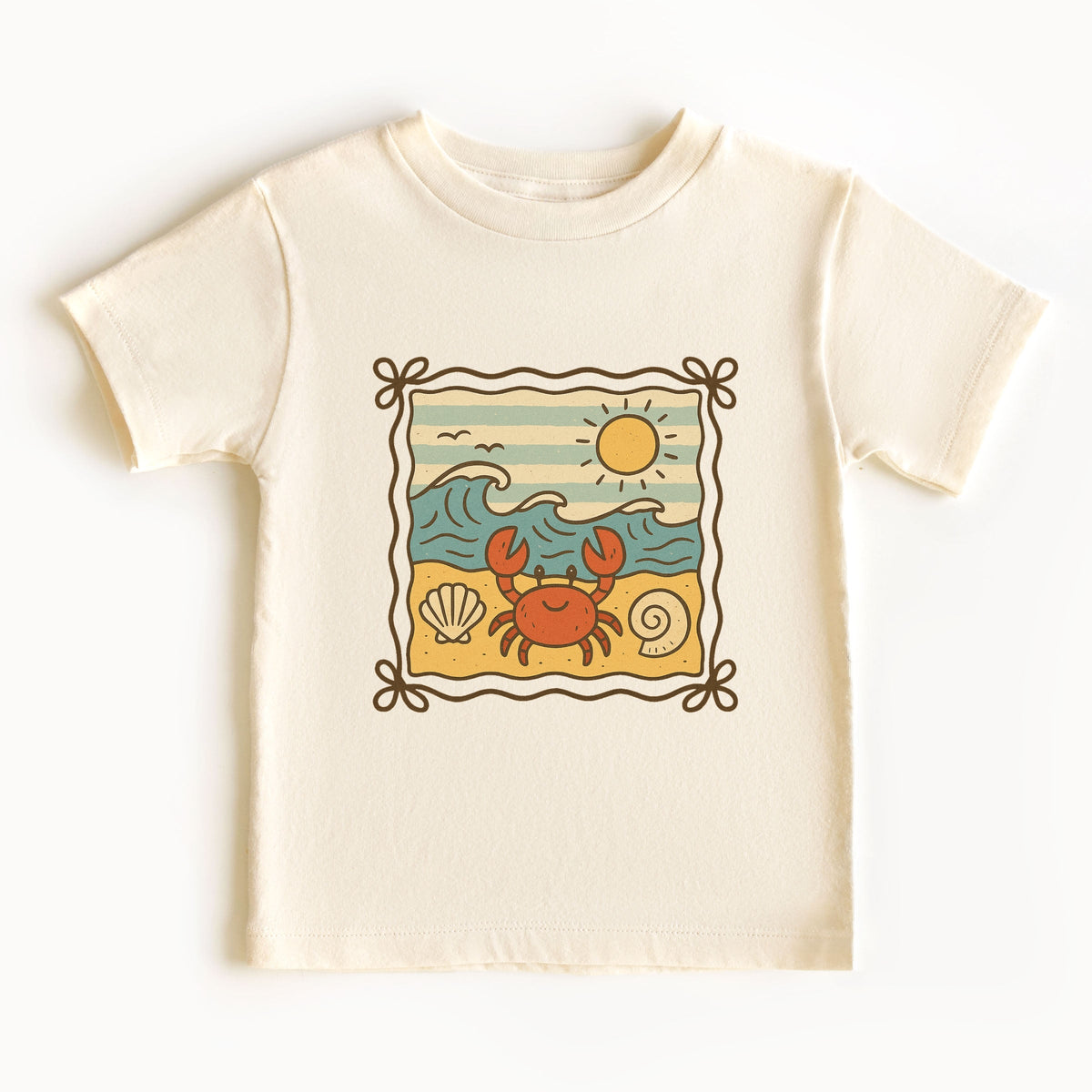 Crab Frame - Toddler Short Sleeve Graphic T-Shirt