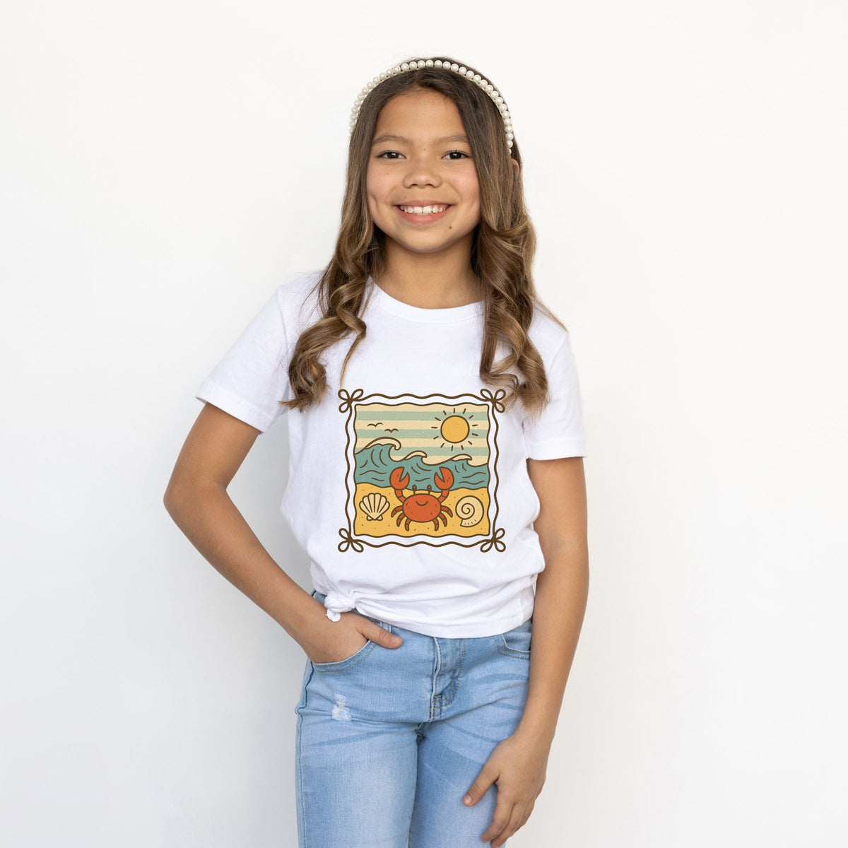 Crab Frame - Youth Short Sleeve Graphic T-Shirt