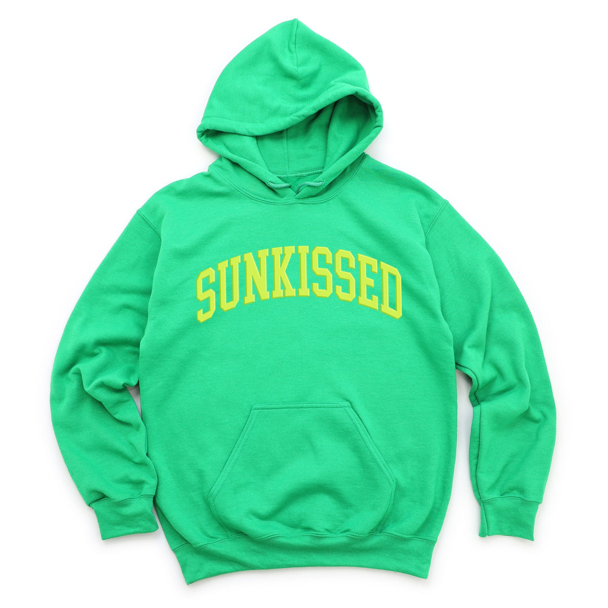 Sunkissed Varsity Arched Puff Print - Women's Graphic Hoodie