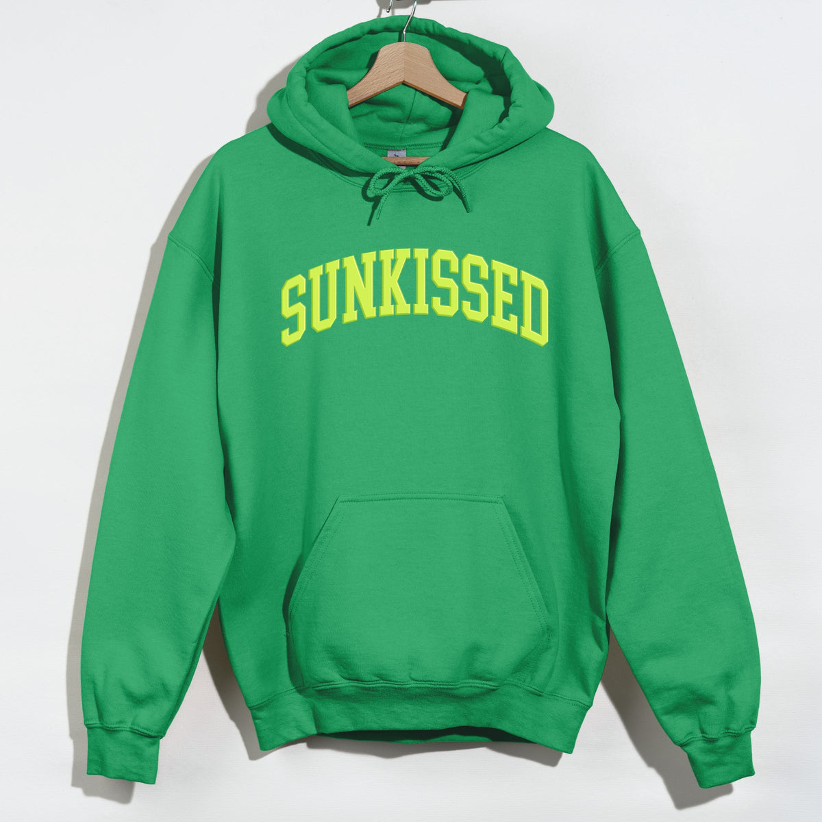 Sunkissed Varsity Arched Puff Print - Women's Graphic Hoodie