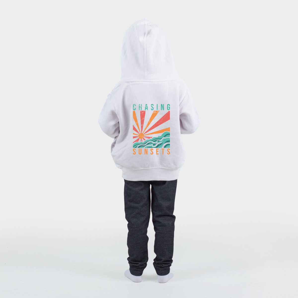 Chasing Sunsets Waves - Toddler Hoodie