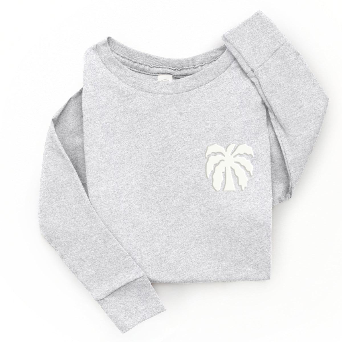 Chasing Sunsets Groovy Puff Print - Toddler Long Sleeve Graphic Tee