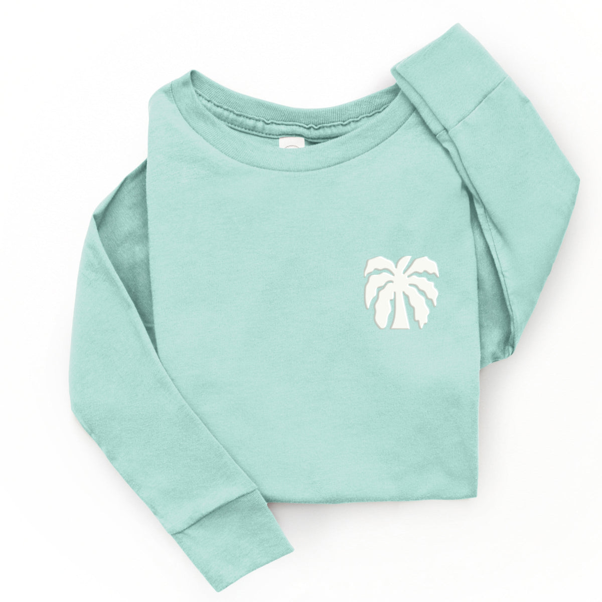 Chasing Sunsets Groovy Puff Print - Toddler Long Sleeve Graphic Tee