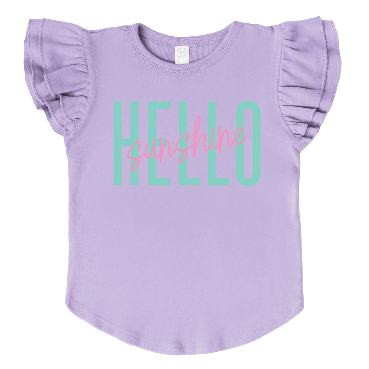Hello Sunshine Tall - Flutter Sleeve Graphic T-Shirt