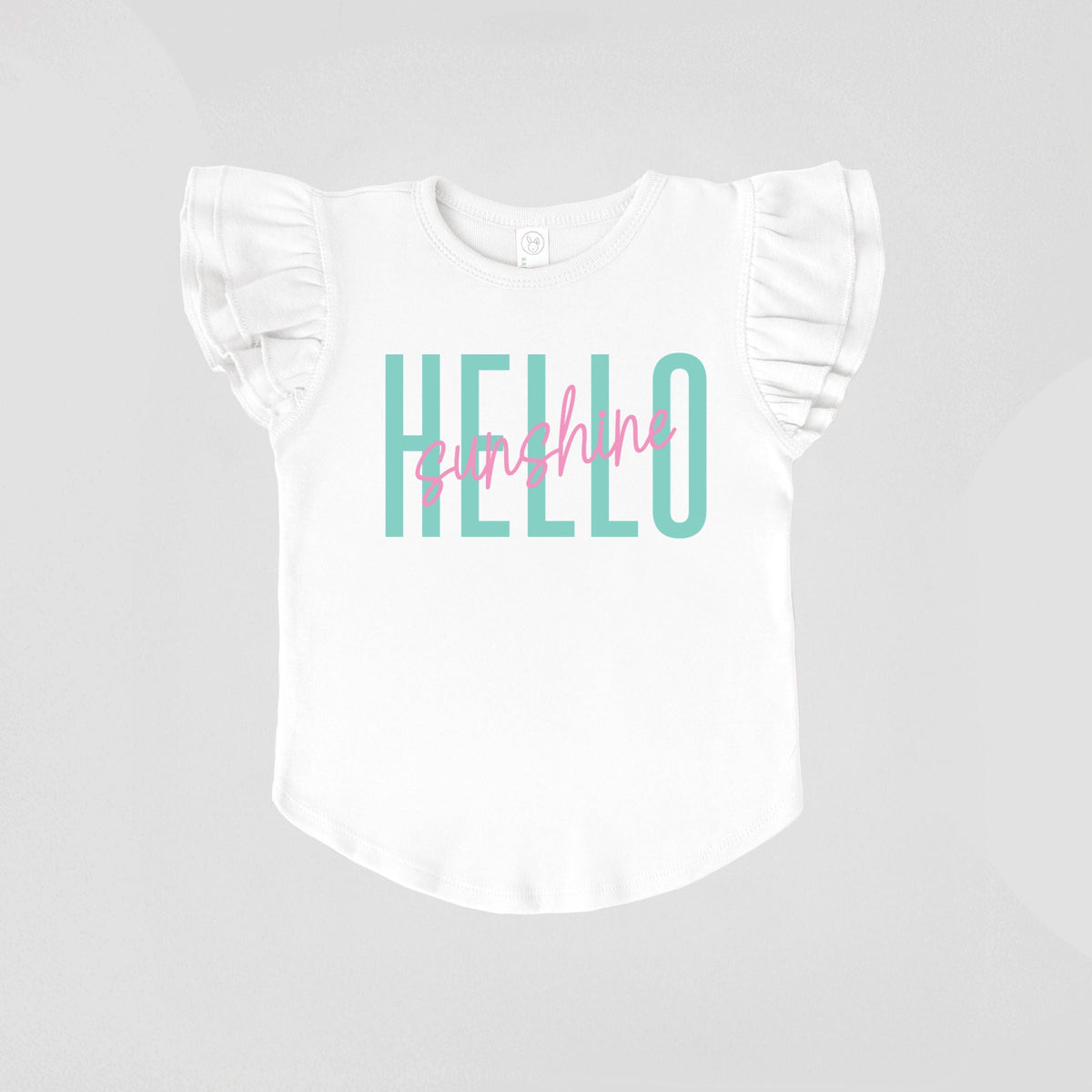 Hello Sunshine Tall - Flutter Sleeve Graphic T-Shirt