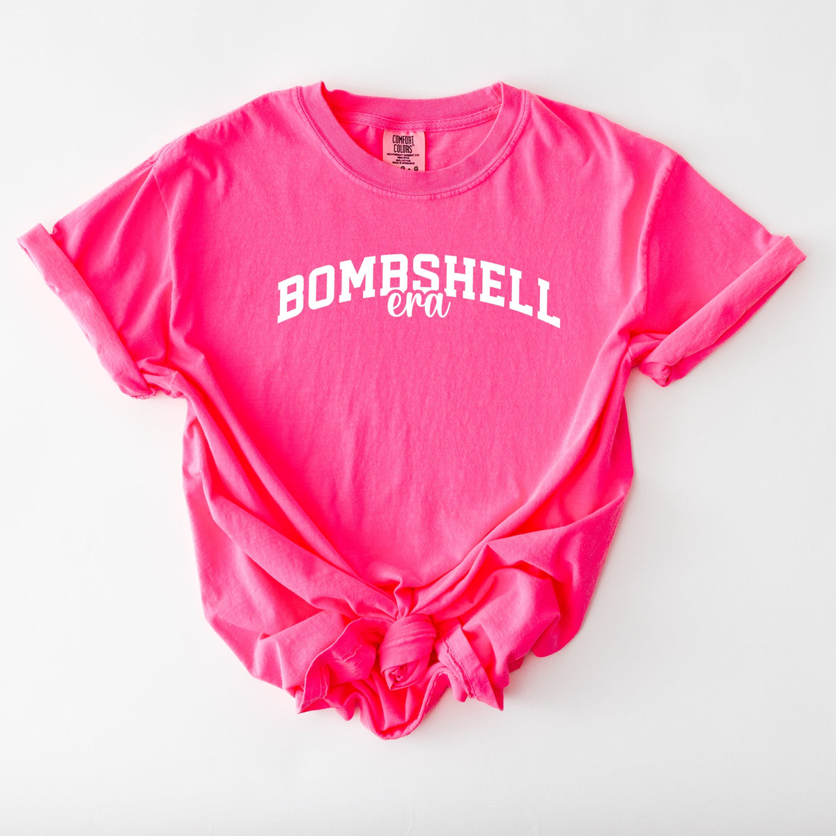 Bombshell Era Arched - Women's Garment Dyed Graphic T-Shirt