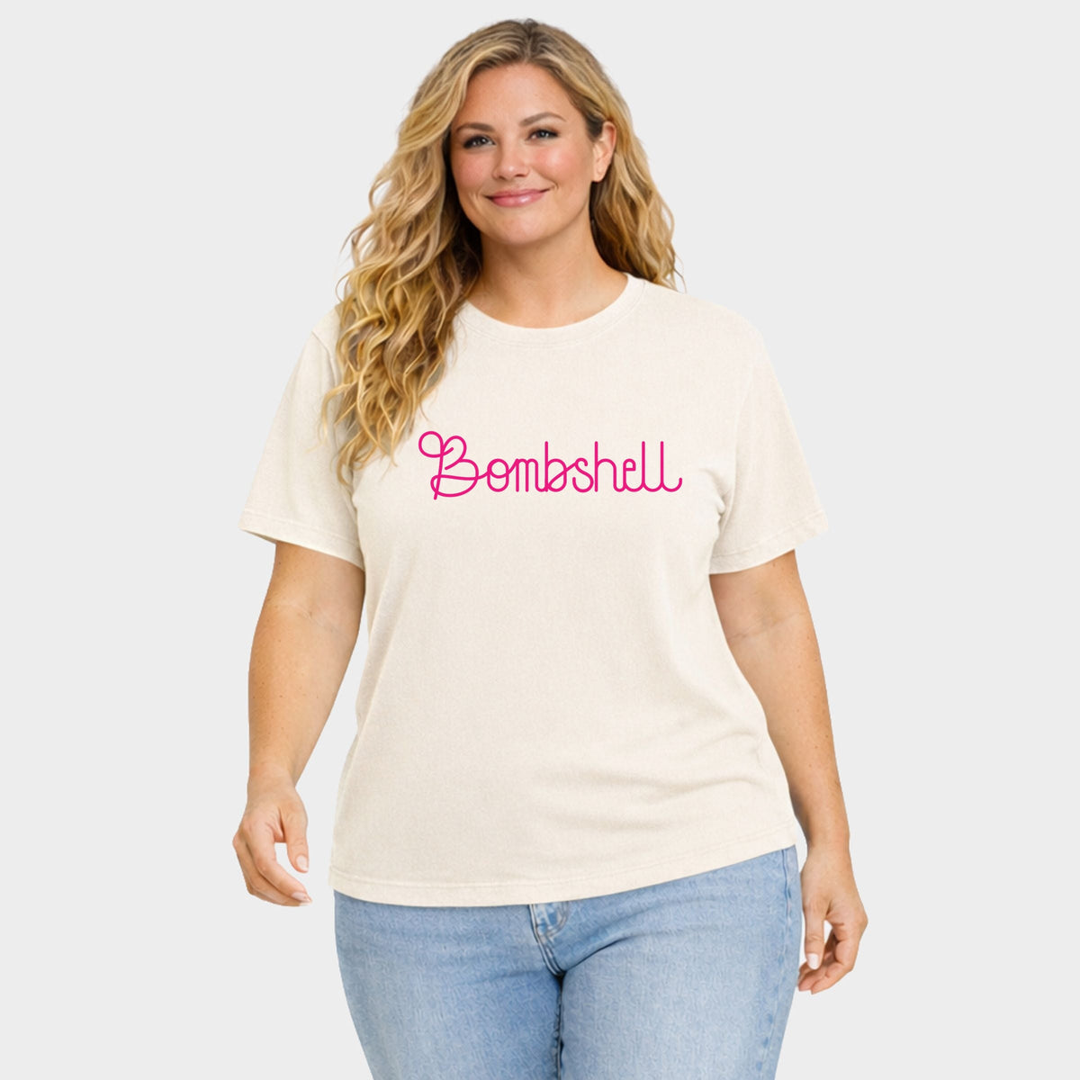 Bombshell Thin - Women's Plus Garment Dyed Tee