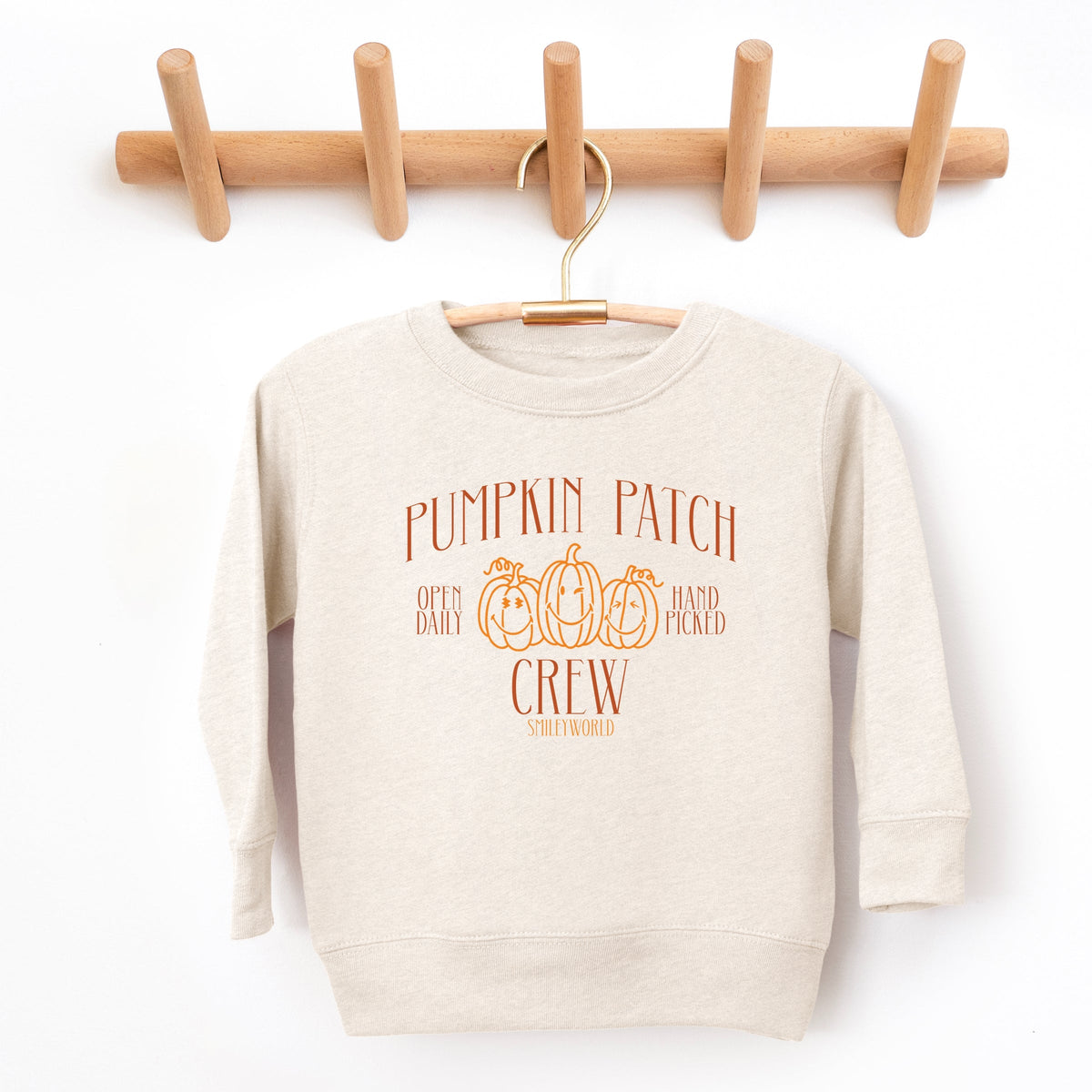 SmileyWorld Pumpkin Patch Crew - Toddler Graphic Sweatshirt and Youth Graphic Sweatshirt