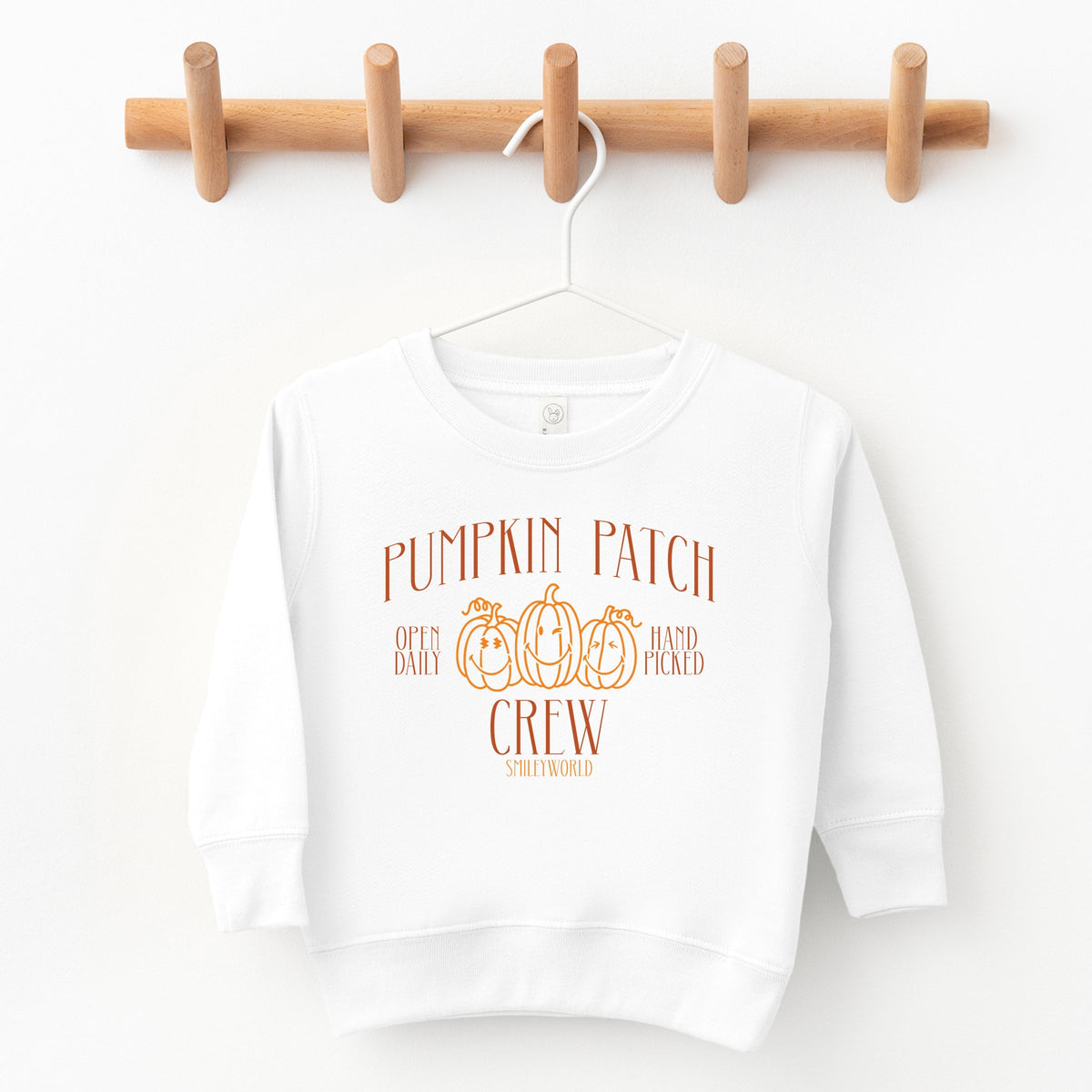 SmileyWorld Pumpkin Patch Crew - Toddler Graphic Sweatshirt and Youth Graphic Sweatshirt