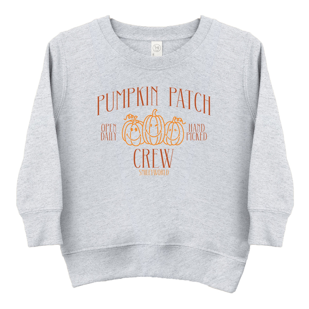 SmileyWorld Pumpkin Patch Crew - Toddler Graphic Sweatshirt and Youth Graphic Sweatshirt