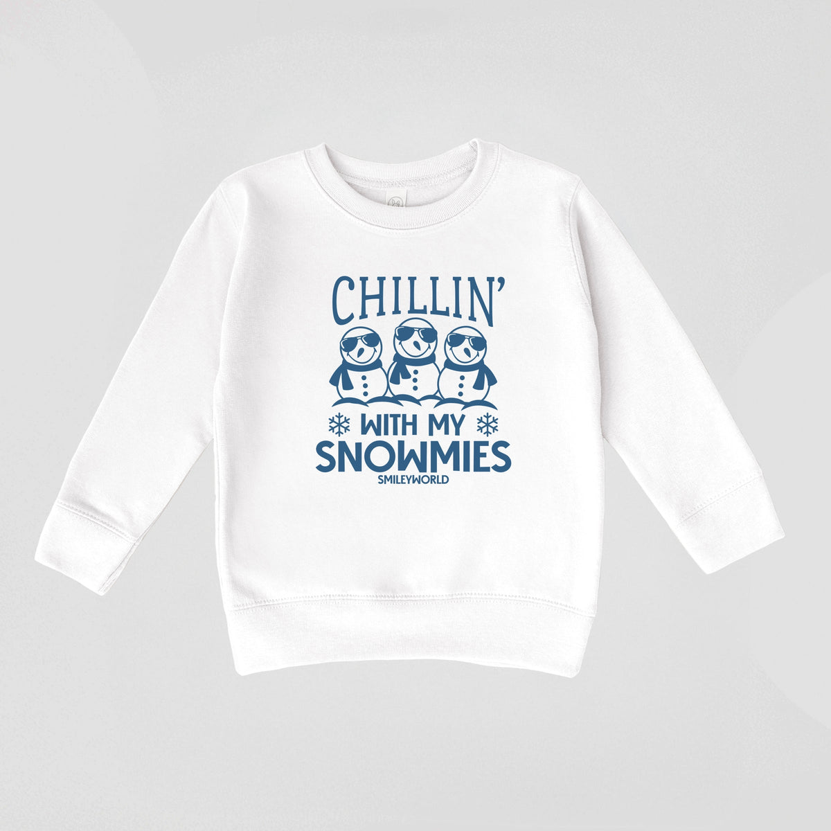 SmileyWorld Chillin' With My Snowmies - Toddler Graphic Sweatshirt and Youth Graphic Sweatshirt