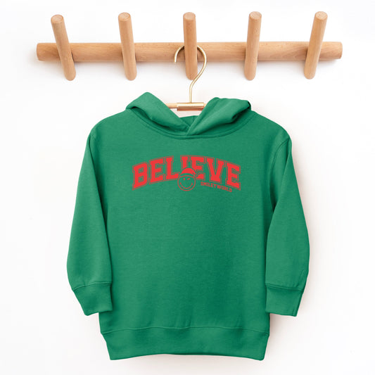 SmileyWorld Varsity Believe - Toddler Hoodie and Youth Graphic Hoodie