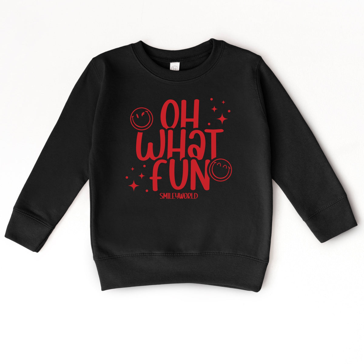 SmileyWorld Oh What Fun - Toddler Graphic Sweatshirt and Youth Graphic Sweatshirt