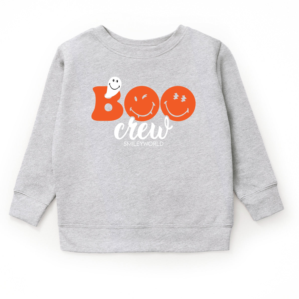 SmileyWorld Boo Crew - Toddler Graphic Sweatshirt and Youth Graphic Sweatshirt