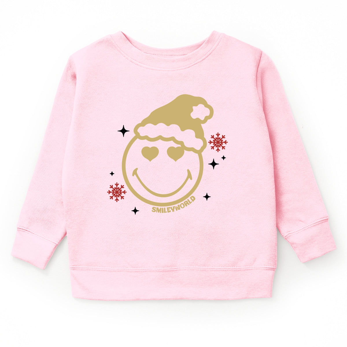 SmileyWorld Christmas Heart Eyes - Youth Graphic Sweatshirt