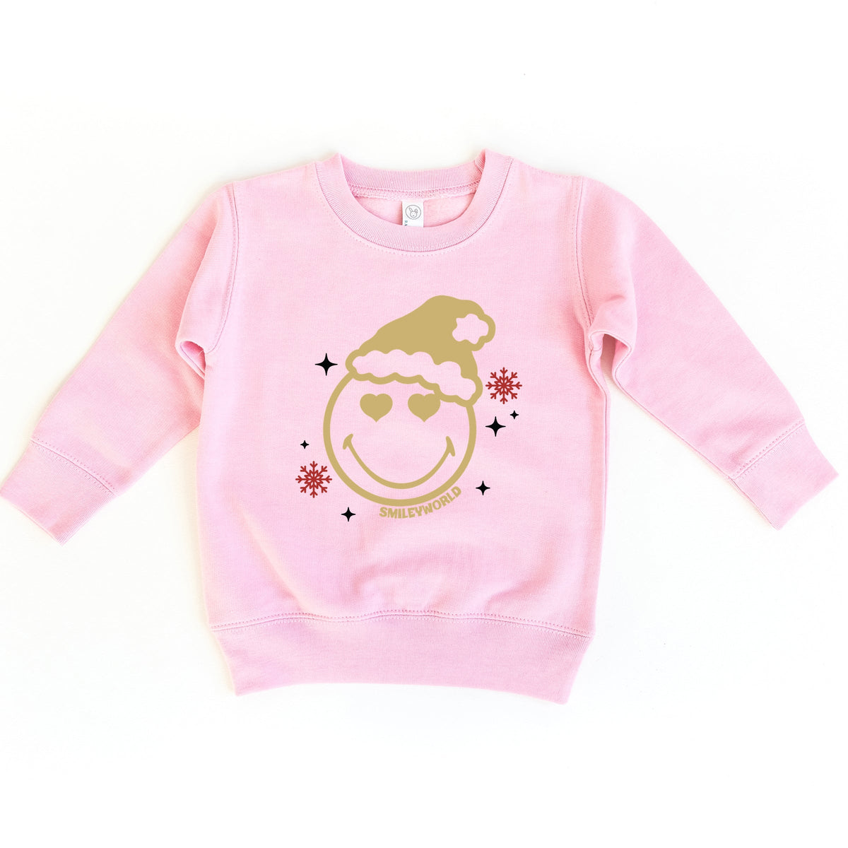 SmileyWorld Christmas Heart Eyes - Toddler Graphic Sweatshirt