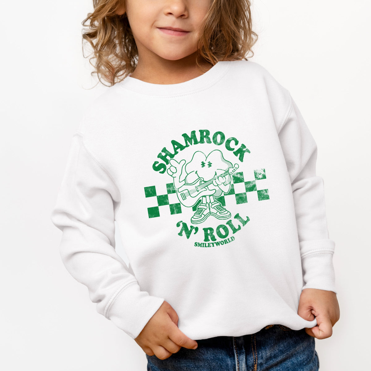 SmileyWorld Shamrock 'N' Roll - Toddler Graphic Sweatshirt