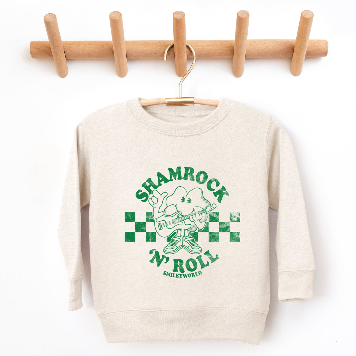 SmileyWorld Shamrock 'N' Roll - Toddler Graphic Sweatshirt