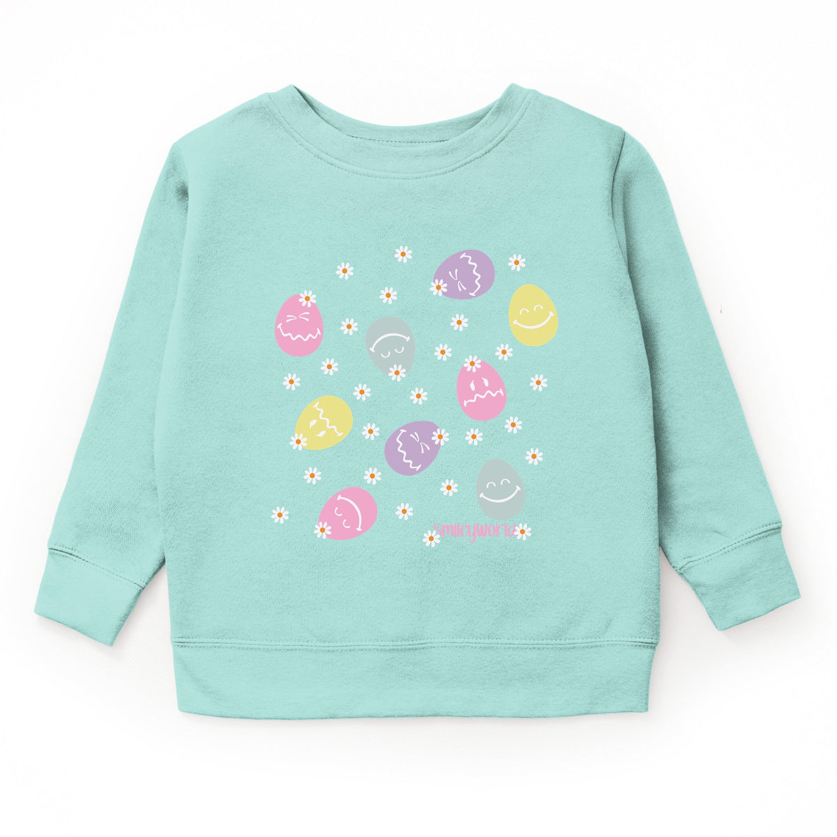 SmileyWorld Egg Flower Collage - Youth Graphic Sweatshirt