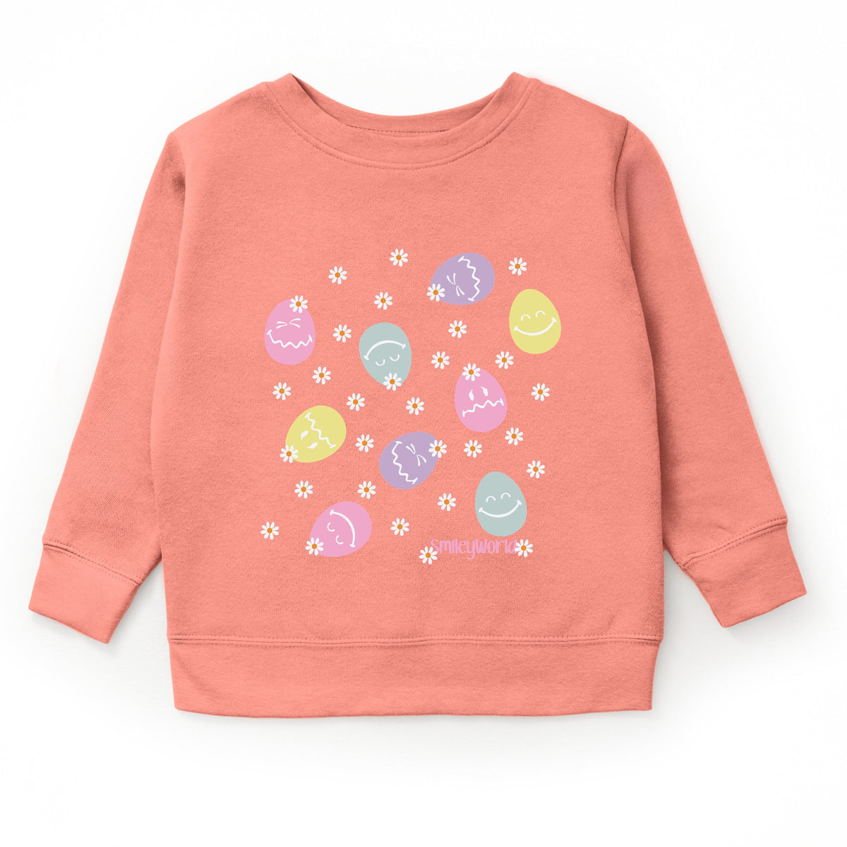 SmileyWorld Egg Flower Collage - Youth Graphic Sweatshirt