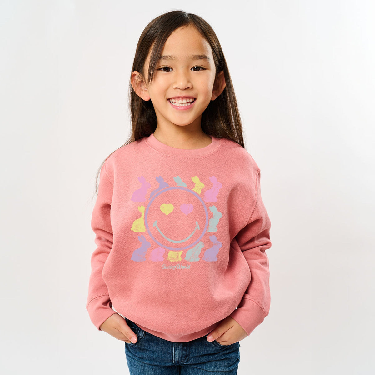 SmileyWorld Bunny Silhouettes - Youth Graphic Sweatshirt