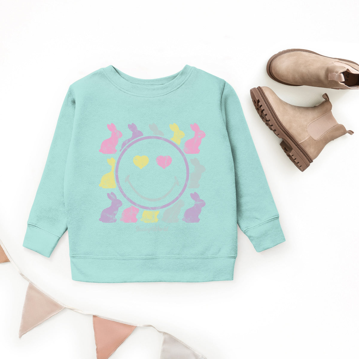 SmileyWorld Bunny Silhouettes - Youth Graphic Sweatshirt