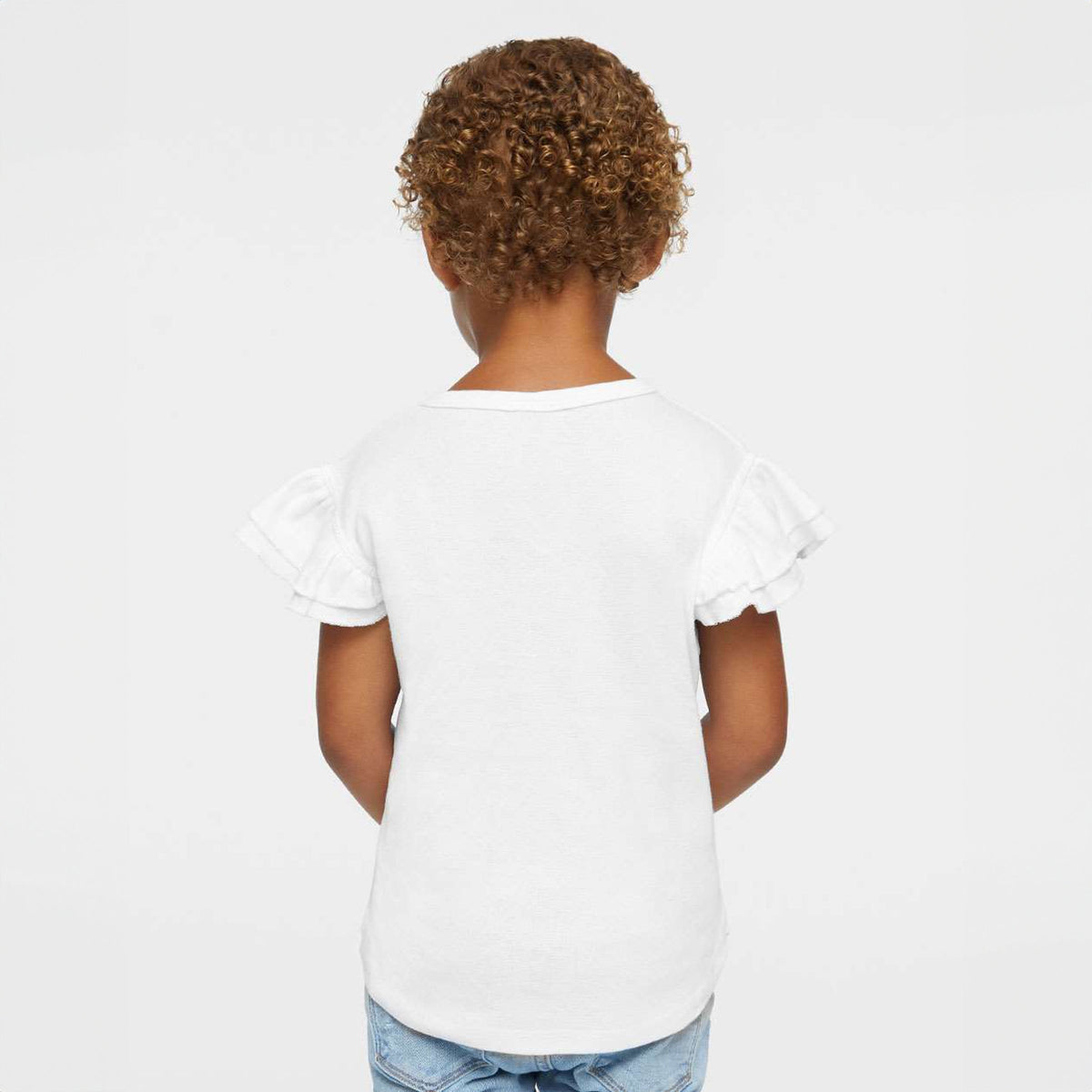 SmileyWorld Cherry Bunch - Girl's Flutter Sleeve Graphic T-Shirt