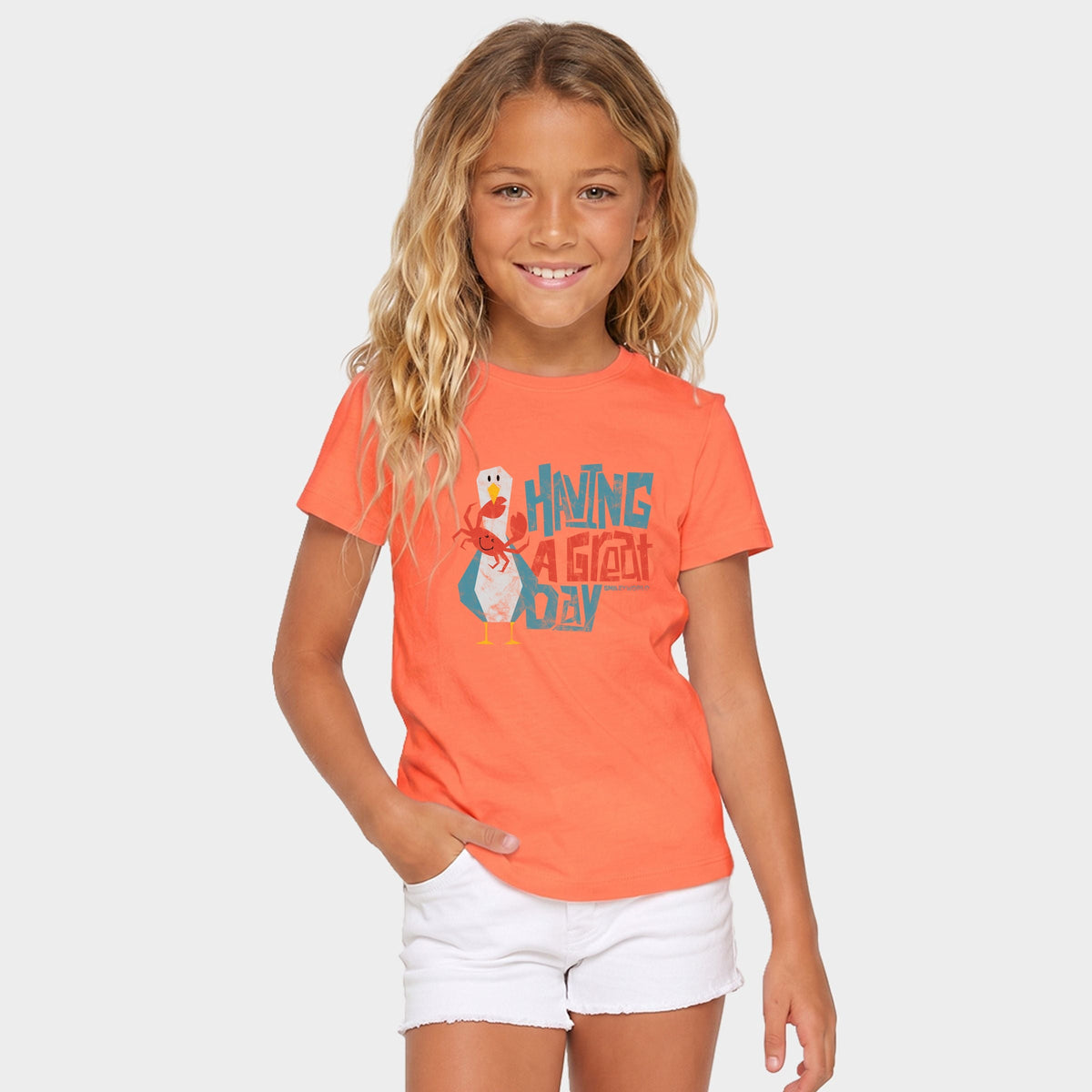 SmileyWorld Having A Great Day - Youth Short Sleeve Graphic T-Shirt