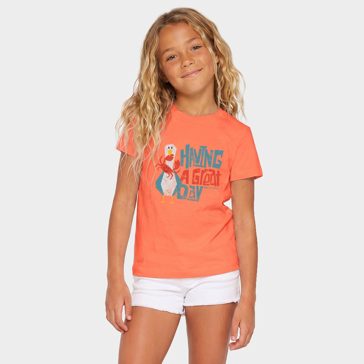 SmileyWorld Having A Great Day - Youth Short Sleeve Graphic T-Shirt