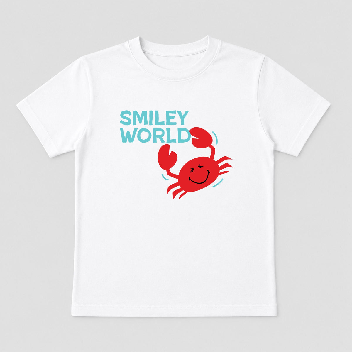 SmileyWorld Crabby - Toddler Short Sleeve Graphic T-Shirt