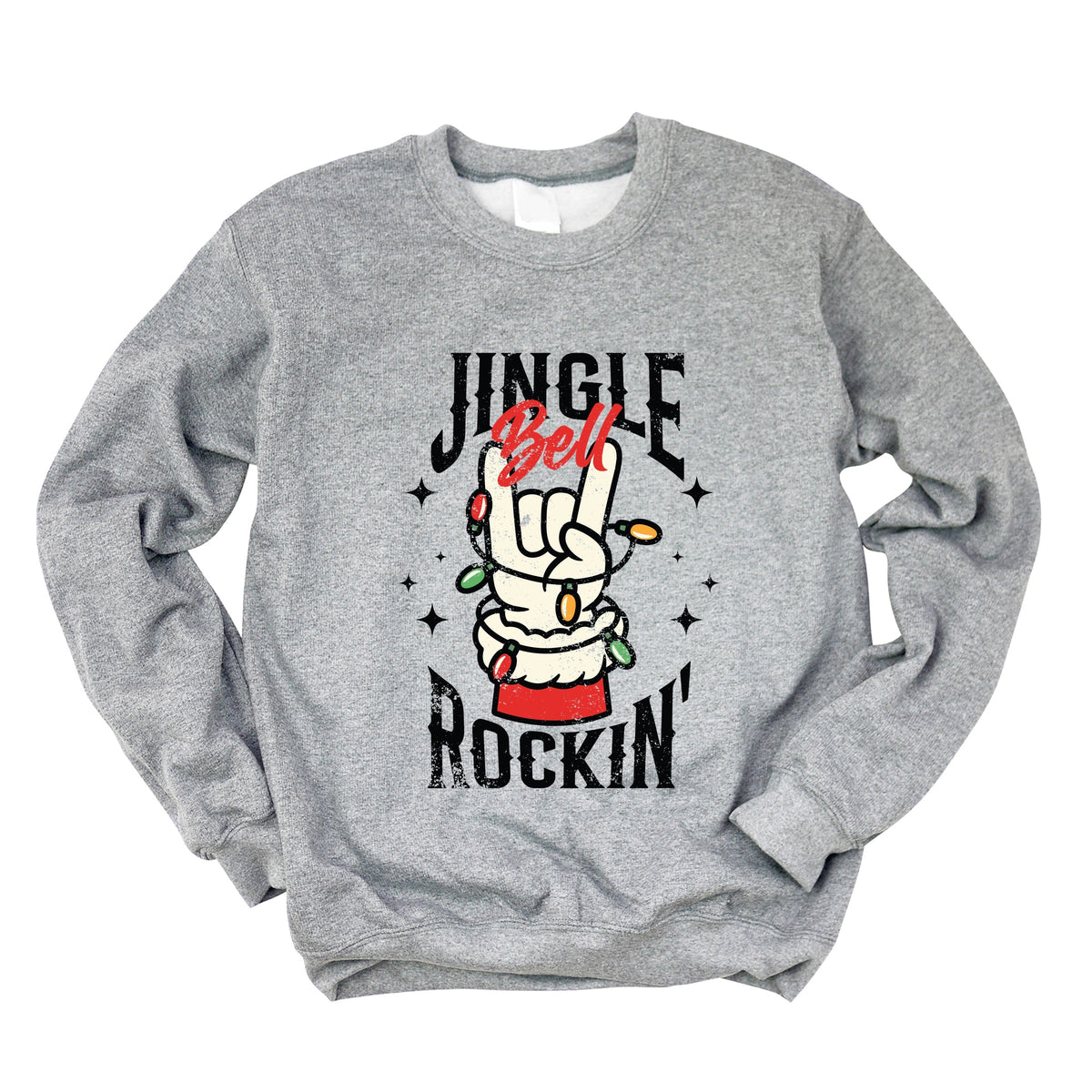 Jingle Bell Rockin' Santa Glove - Women's Sweatshirt